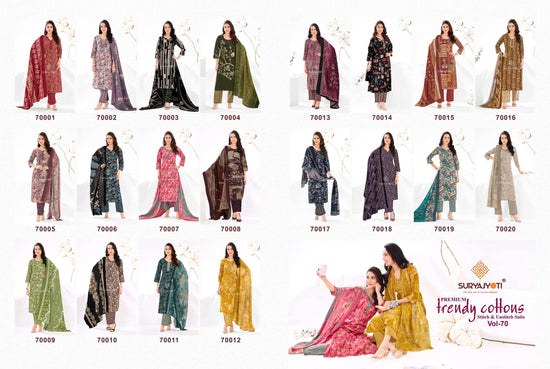 Suryajyoti Trendy Cotton Vol 70