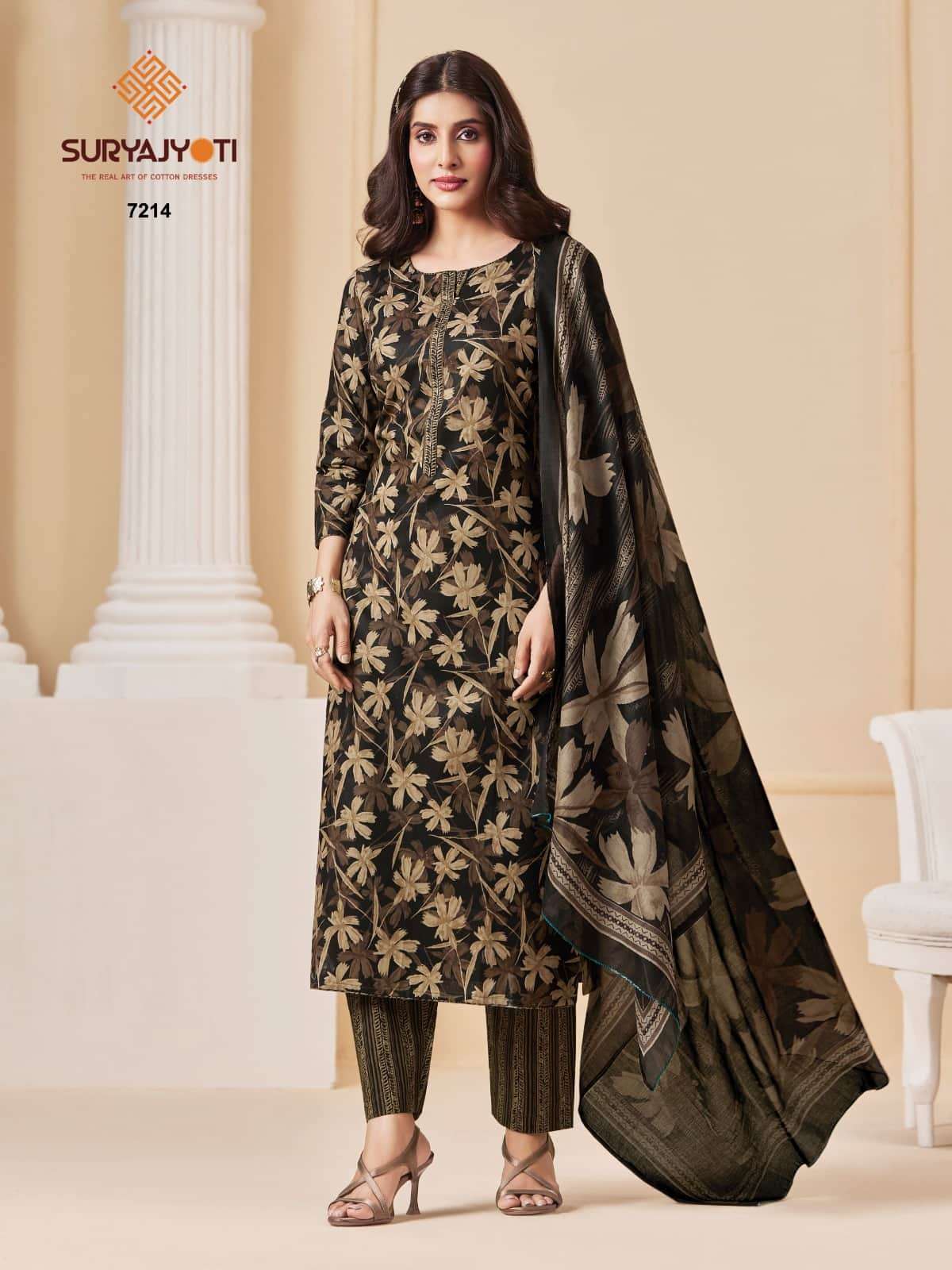 Suryajyoti Trendy Cotton Vol 72 Heavy Cotton Printed Dress Material