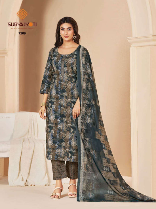 Suryajyoti Trendy Cotton Vol 72 Heavy Cotton Printed Dress Material