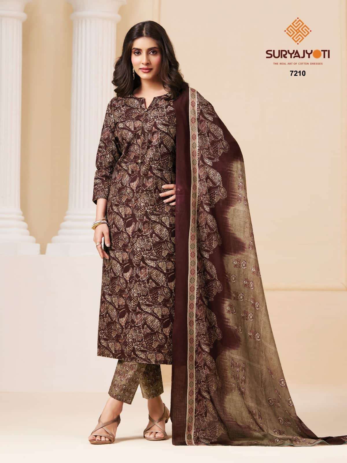 Suryajyoti Trendy Cotton Vol 72 Heavy Cotton Printed Dress Material