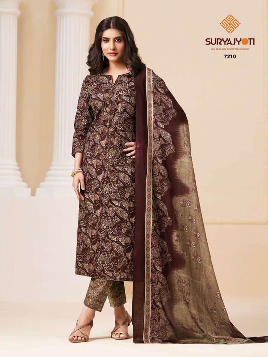 Suryajyoti Trendy Cotton Vol 72 Heavy Cotton Printed Dress Material