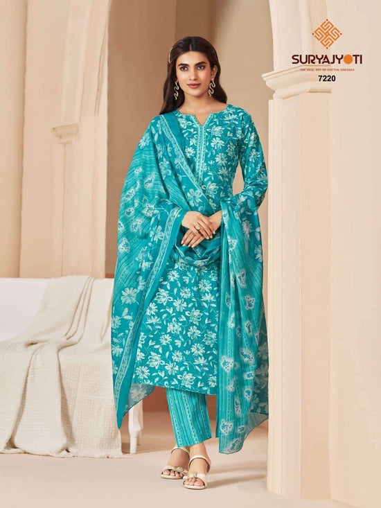 Suryajyoti Trendy Cotton Vol 72 Heavy Cotton Printed Dress Material