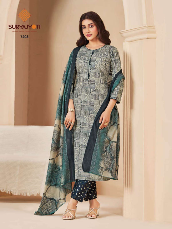 Suryajyoti Trendy Cotton Vol 72 Heavy Cotton Printed Dress Material