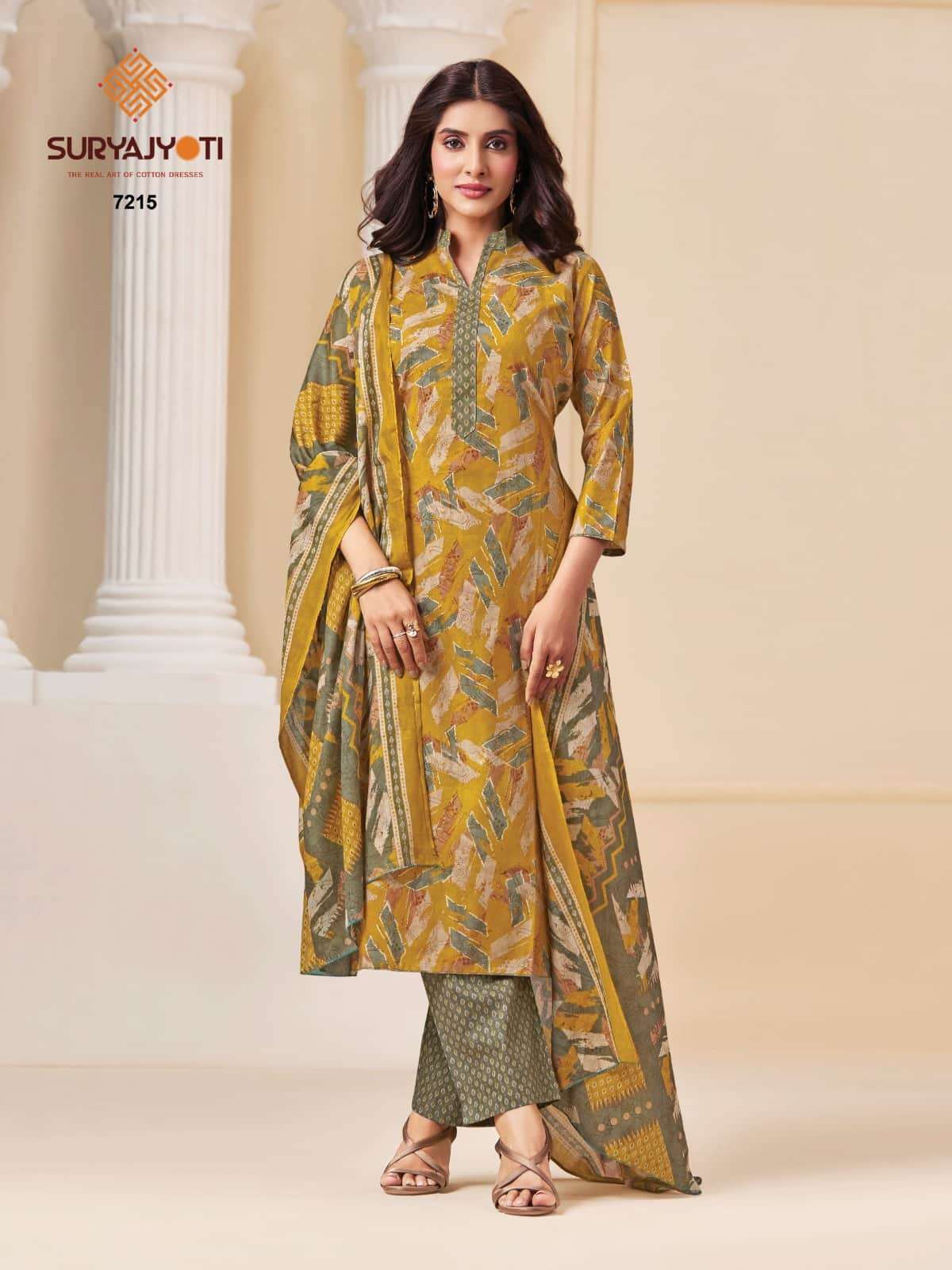 Suryajyoti Trendy Cotton Vol 72 Heavy Cotton Printed Dress Material