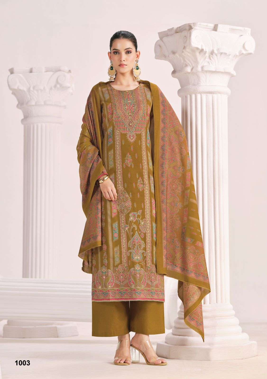 Suryajyoti Zarina Vol 1 Satin Dress Material Wholesale Surat India - Amrah Wholesale