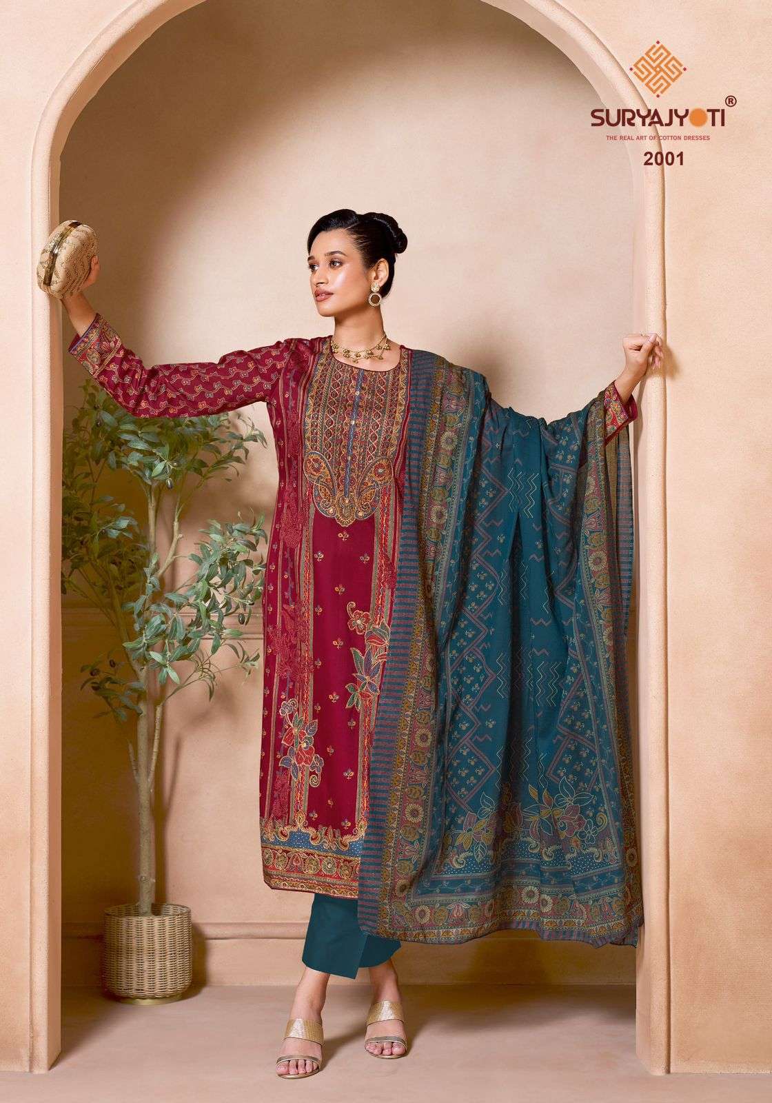 SURYAJYOTI ZARINA VOL-2 Jam Satin Fancy Salwar Suit Dress Material
