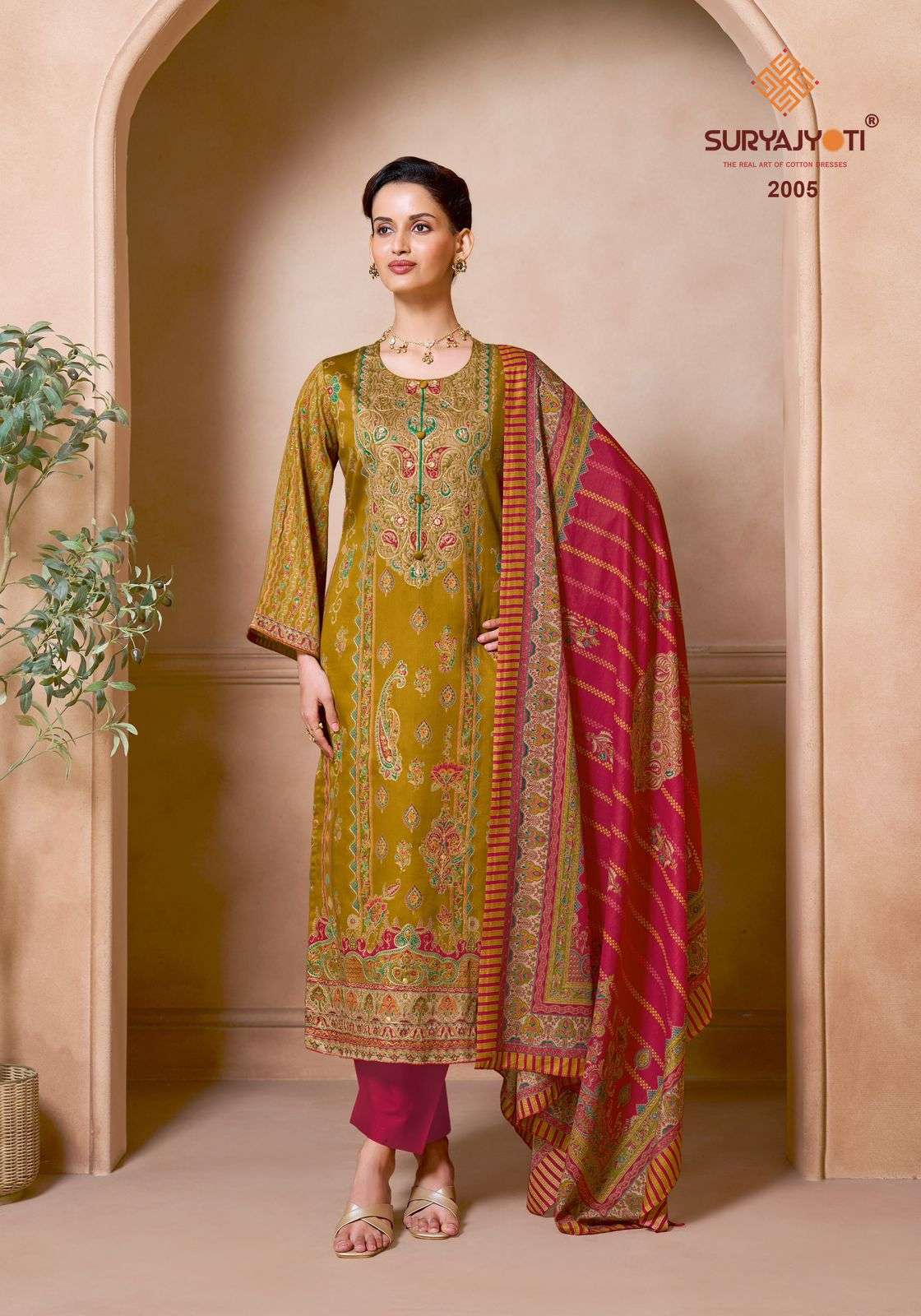 SURYAJYOTI ZARINA VOL-2 Jam Satin Fancy Salwar Suit Dress Material