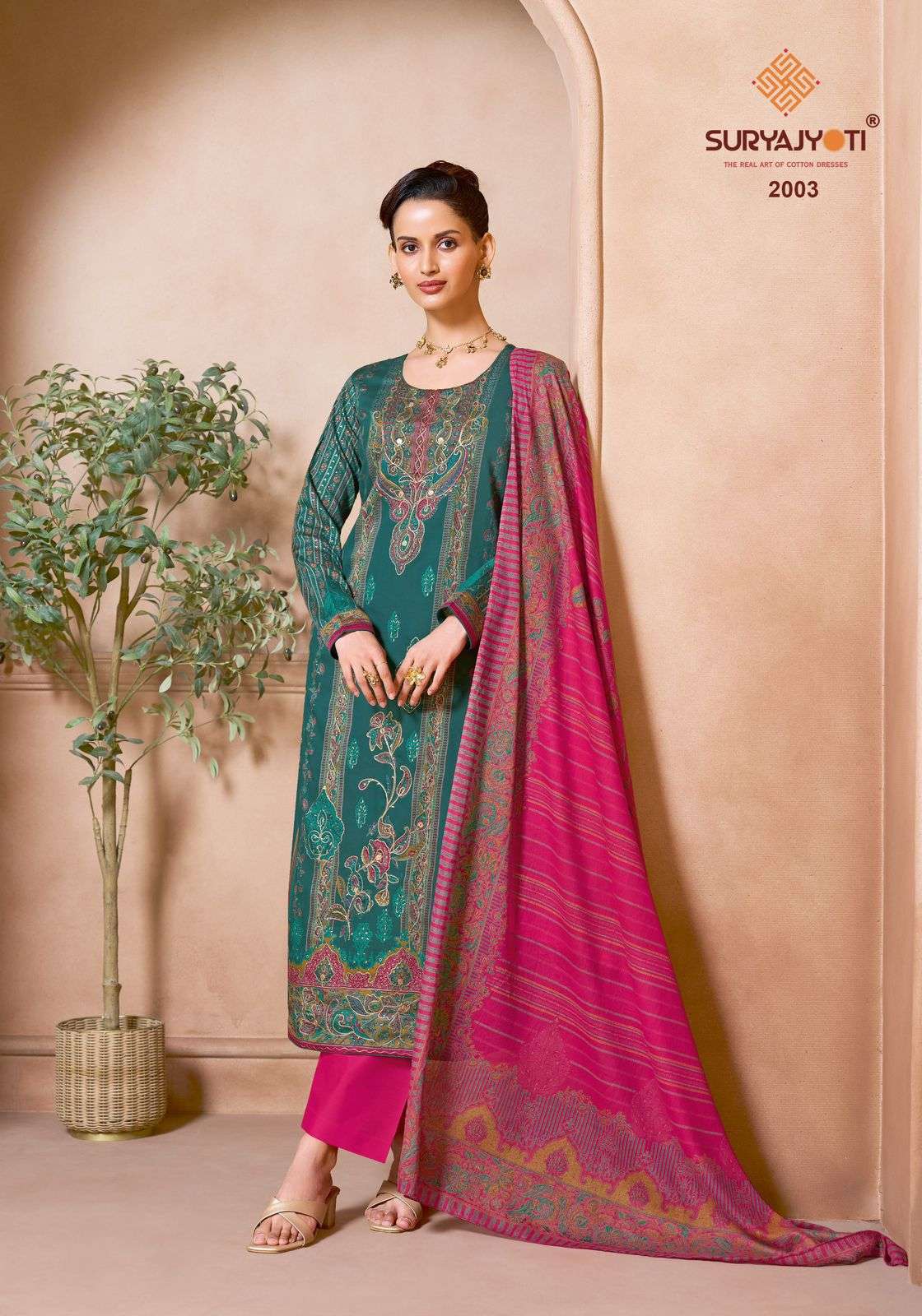 SURYAJYOTI ZARINA VOL-2 Jam Satin Fancy Salwar Suit Dress Material