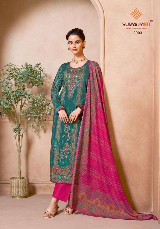SURYAJYOTI ZARINA VOL-2 Jam Satin Fancy Salwar Suit Dress Material