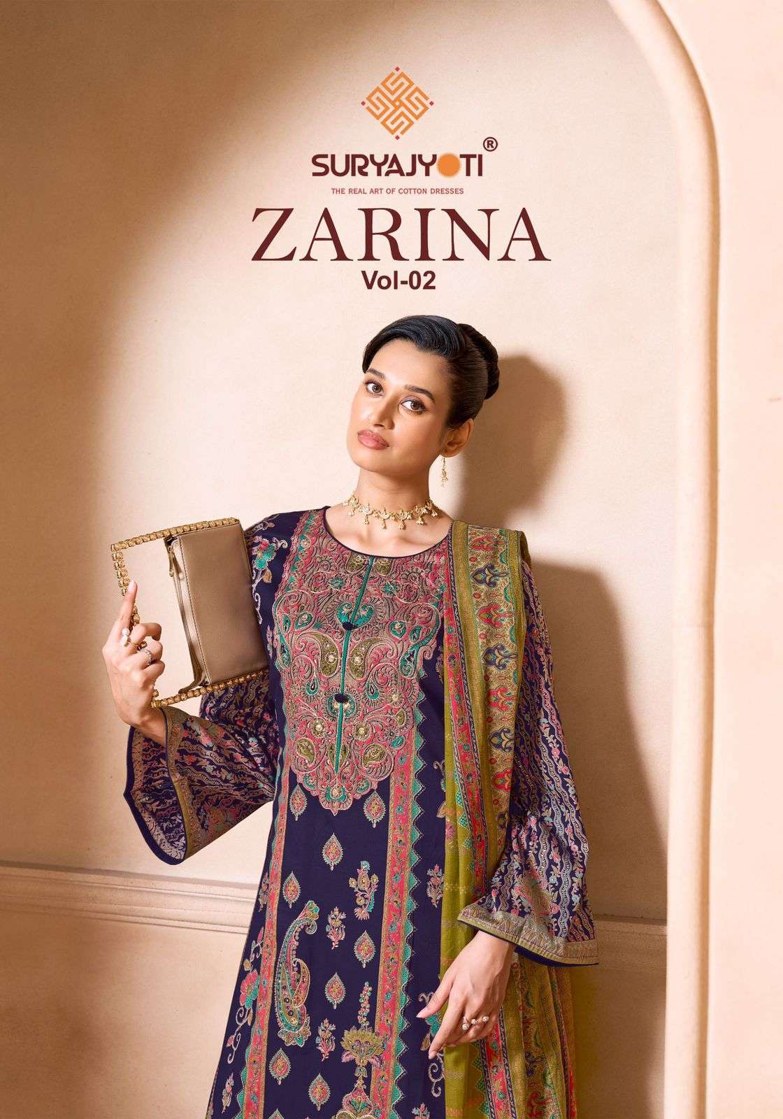 SURYAJYOTI ZARINA VOL-2 Jam Satin Fancy Salwar Suit Dress Material