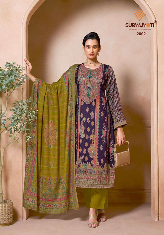 SURYAJYOTI ZARINA VOL-2 Jam Satin Fancy Salwar Suit Dress Material