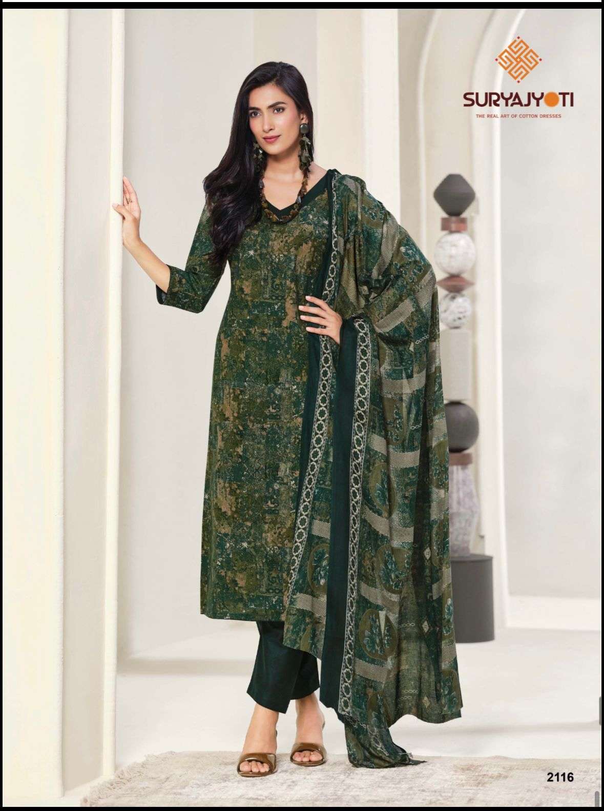 Suryajyoti Zion Cotton Vol 21 Pure Cotton Dress Material