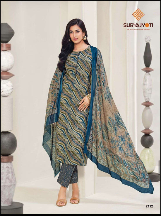 Suryajyoti Zion Cotton Vol 21 Pure Cotton Dress Material