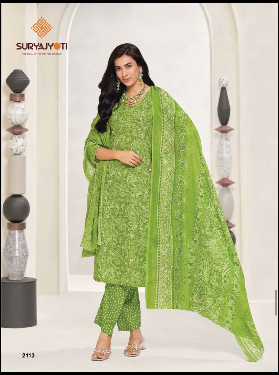Suryajyoti Zion Cotton Vol 21 Pure Cotton Dress Material