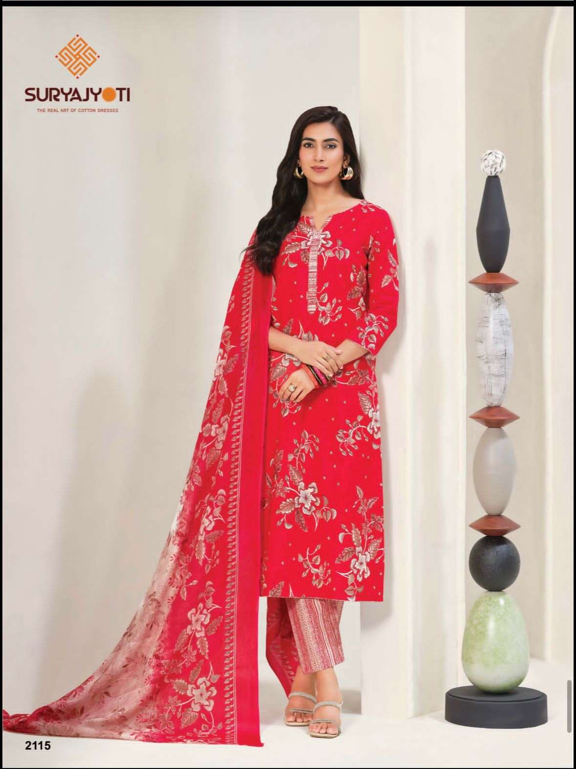 Suryajyoti Zion Cotton Vol 21 Pure Cotton Dress Material