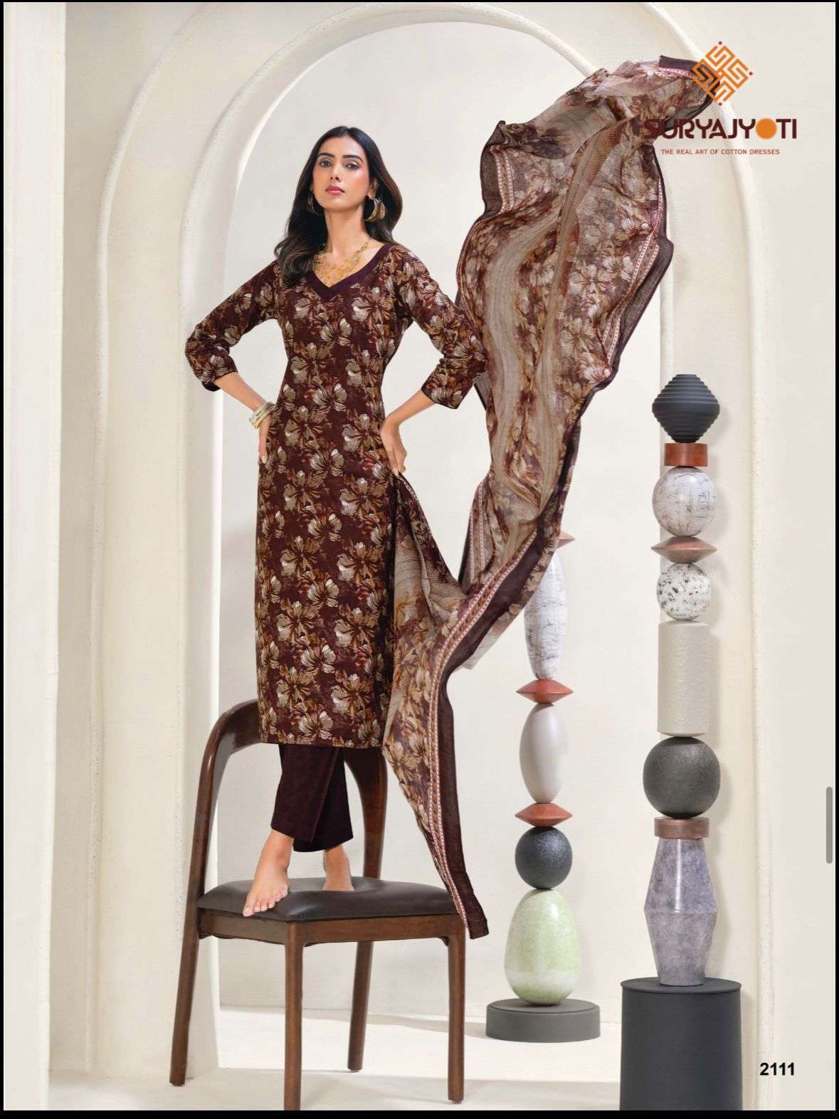 Suryajyoti Zion Cotton Vol 21 Pure Cotton Dress Material