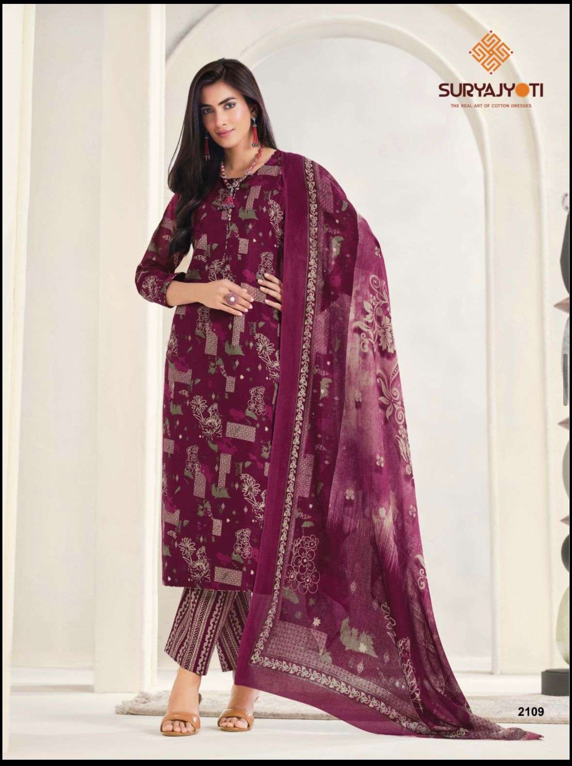 Suryajyoti Zion Cotton Vol 21 Pure Cotton Dress Material