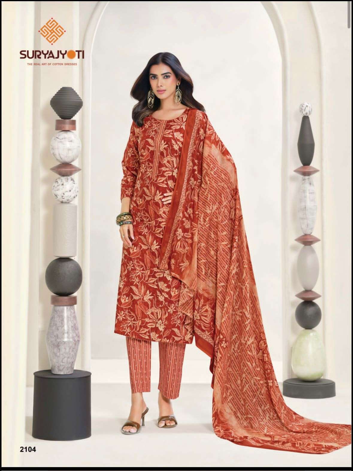 Suryajyoti Zion Cotton Vol 21 Pure Cotton Dress Material