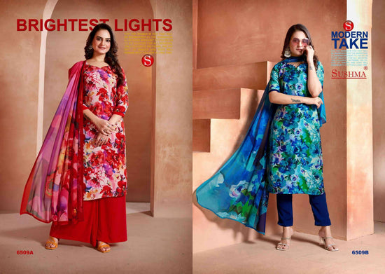 Sushma Beautify Exclusive Digital Printed Crape Dress Material