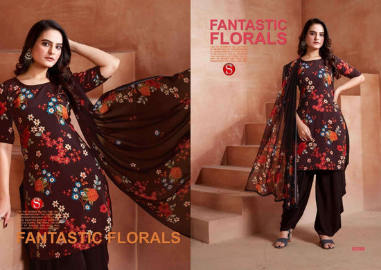 Sushma Beautify Exclusive Digital Printed Crape Dress Material - Amrah Wholesale