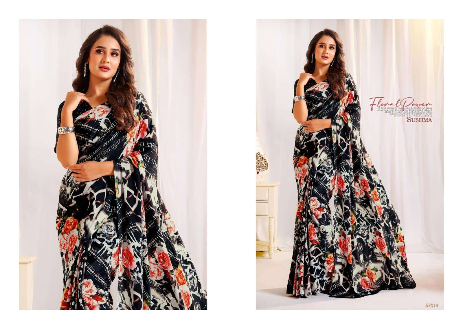Sushma Classy Classics Digital Party Wear Saree Collection