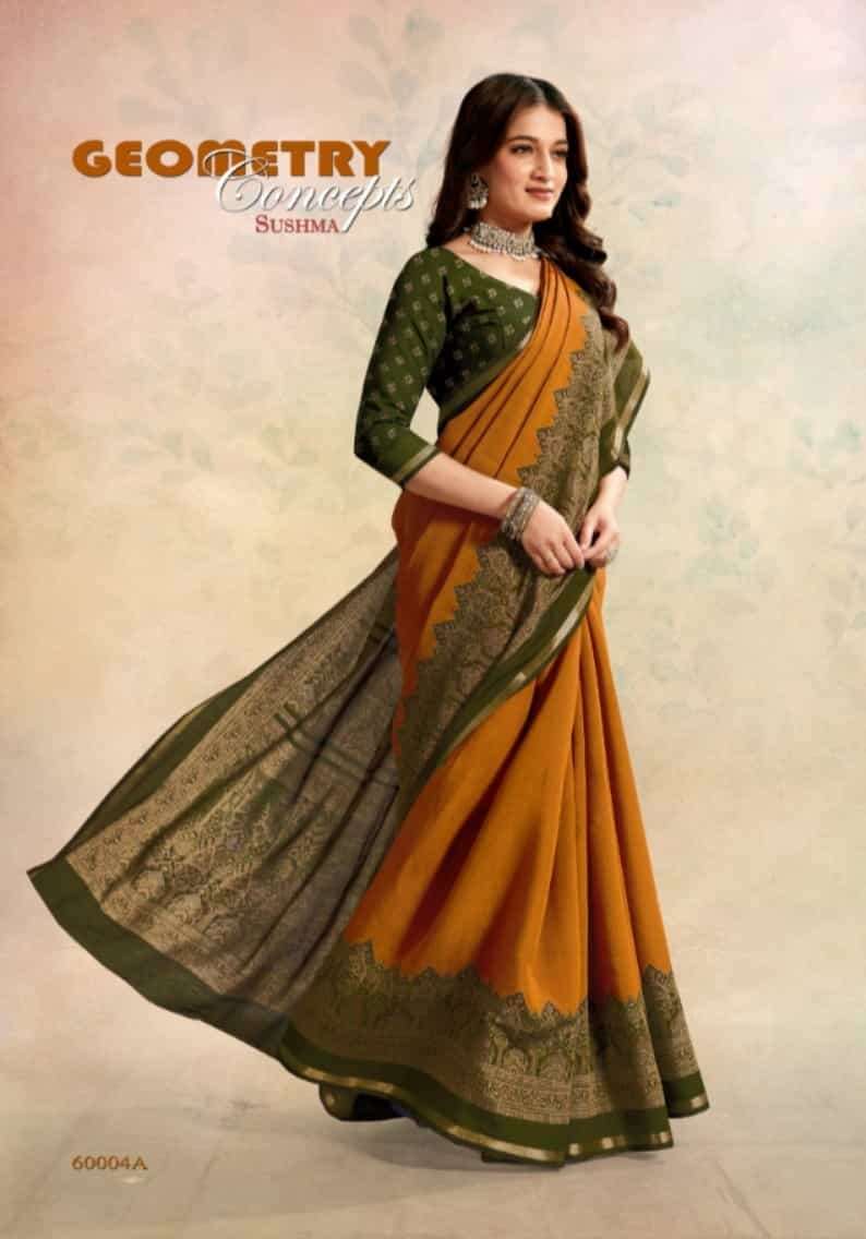 Sushma Cotton Styles Printed Cotton Saree - Amrah Wholesale