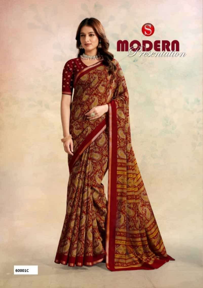 Sushma Cotton Styles Printed Cotton Saree - Amrah Wholesale