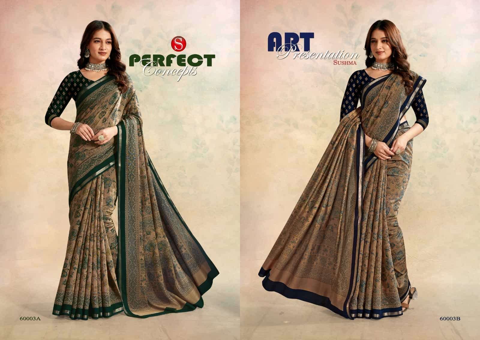 Sushma Cotton Styles Printed Cotton Saree - Amrah Wholesale