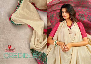 Sushma Credible Printed Crepe Saree Collection