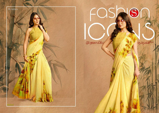 Sushma Dazzle Classics Digital Saree Wholesale Collection - Amrah Wholesale