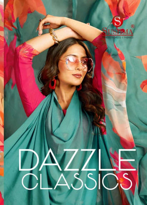 Sushma Dazzle Classics Digital Saree Wholesale Collection - Amrah Wholesale