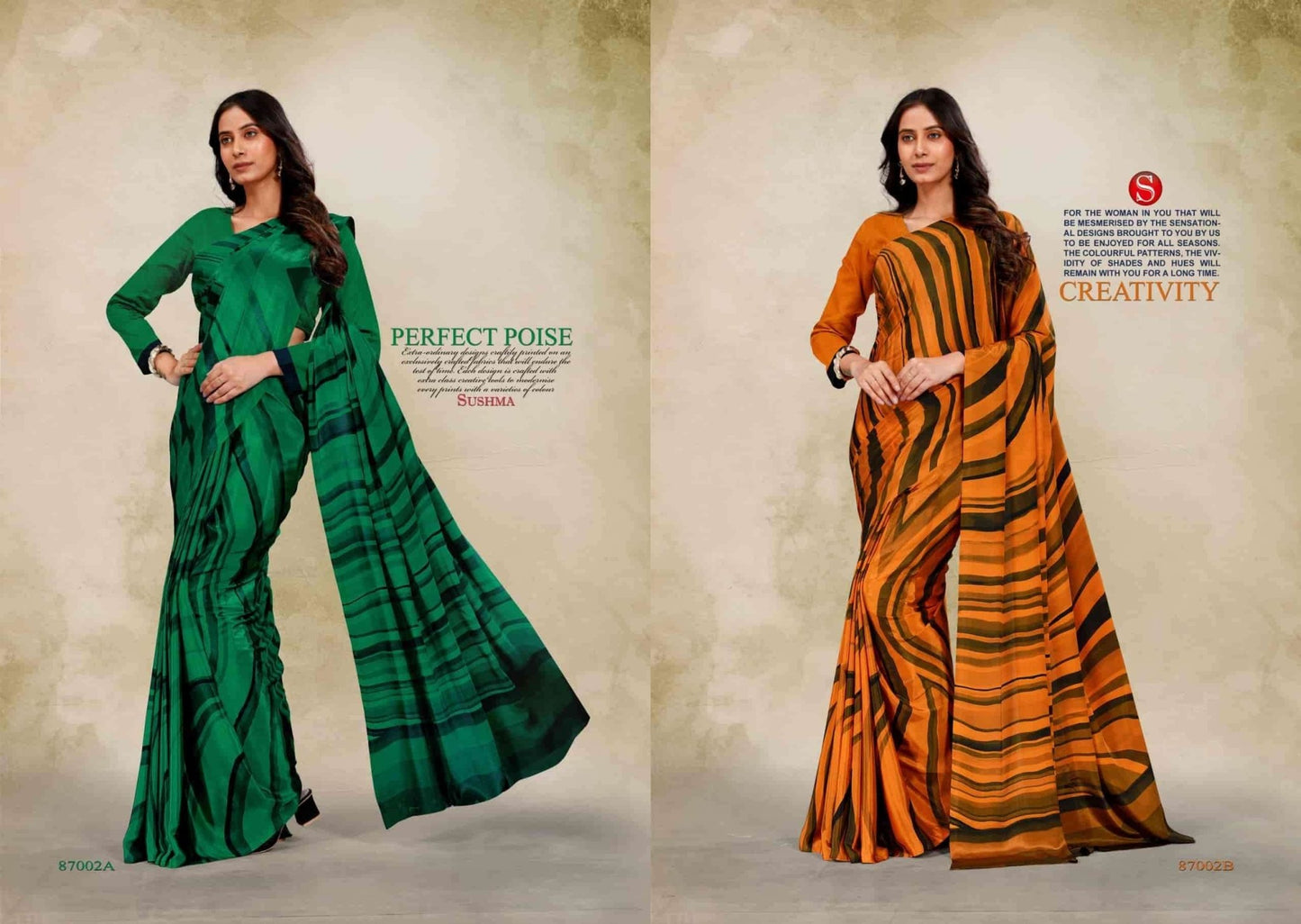 Sushma Luxury Fashion Crape Fancy Saree - Amrah Wholesale