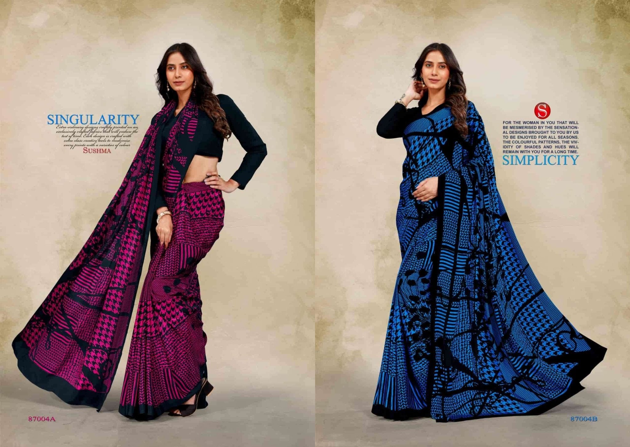 Sushma Luxury Fashion Crape Fancy Saree - Amrah Wholesale