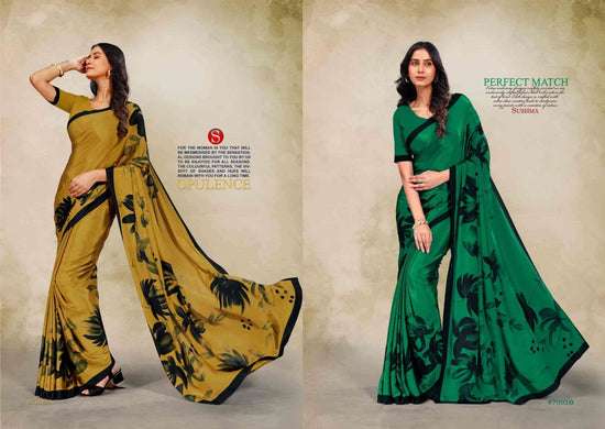 Sushma Luxury Fashion Crape Fancy Saree - Amrah Wholesale