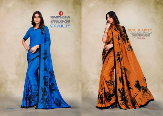 Sushma Luxury Fashion Crape Fancy Saree - Amrah Wholesale