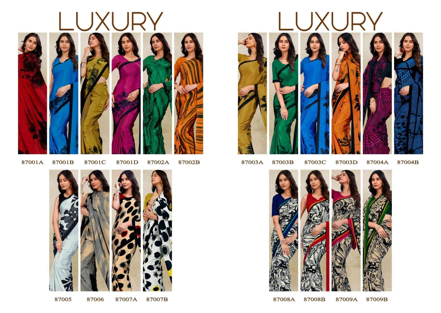 Sushma Luxury Fashion Crape Fancy Saree - Amrah Wholesale