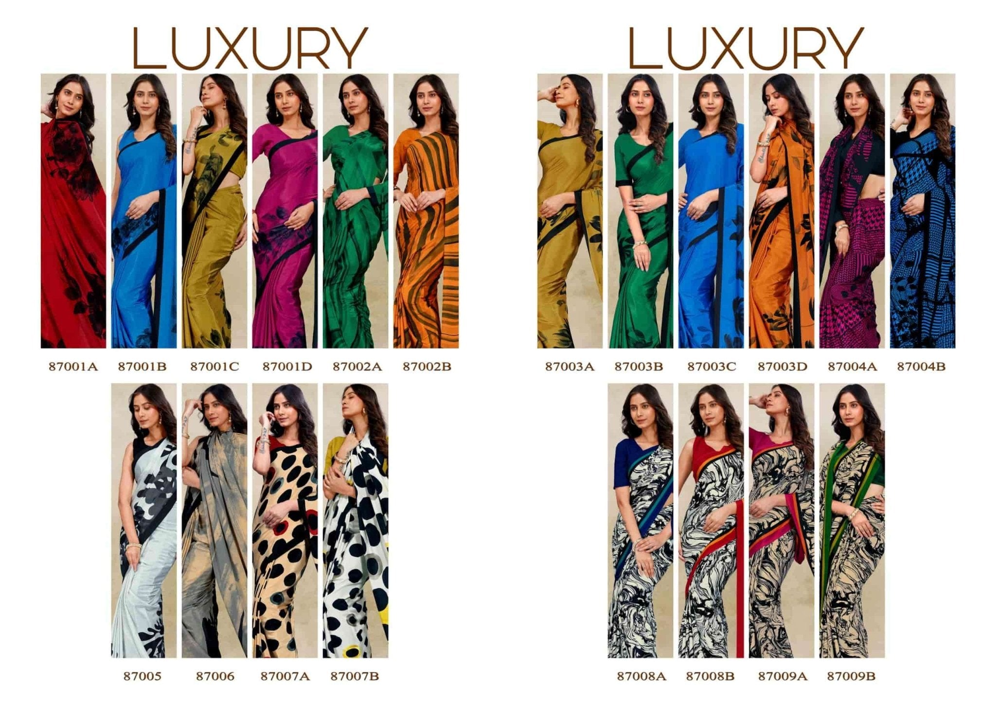 Sushma Luxury Fashion Crape Fancy Saree - Amrah Wholesale