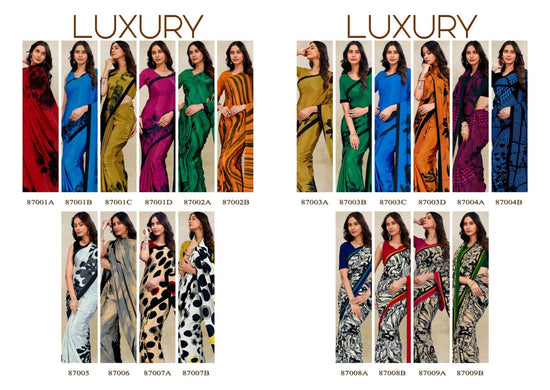 Sushma Luxury Fashion Crape Fancy Saree - Amrah Wholesale