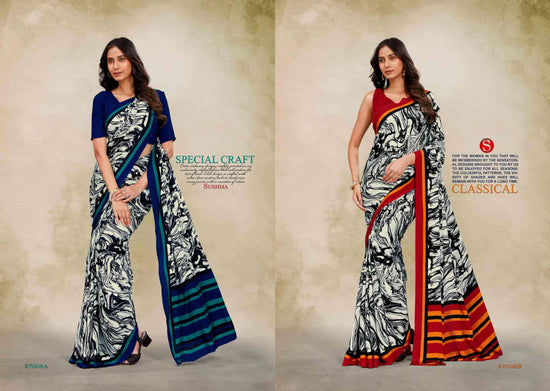 Sushma Luxury Fashion Crape Fancy Saree