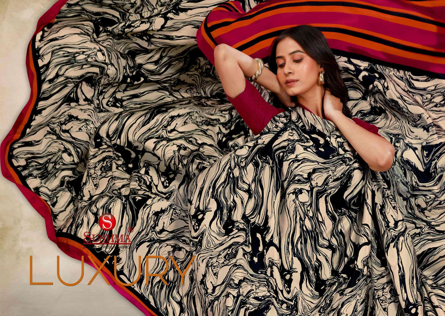 Sushma Luxury Fashion Crape Fancy Saree