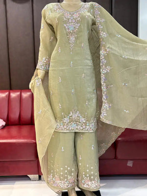 Amrah Wholesale Sw 1944 Crunchy Beads Work Salwar Suit Set