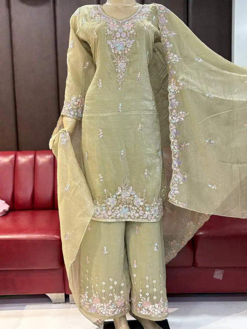 Amrah Wholesale Sw 1944 Crunchy Beads Work Salwar Suit Set