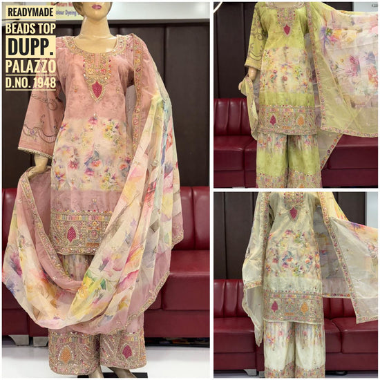 Amrah Wholesale Sw 1948 Rasmalai Beads Work Salwar Suit Set