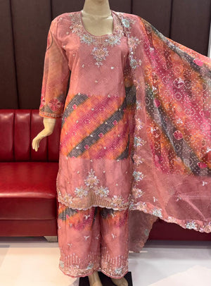 Sw 1964 Rasmalai Beads Work Salwar Suit Set - Amrah Wholesale