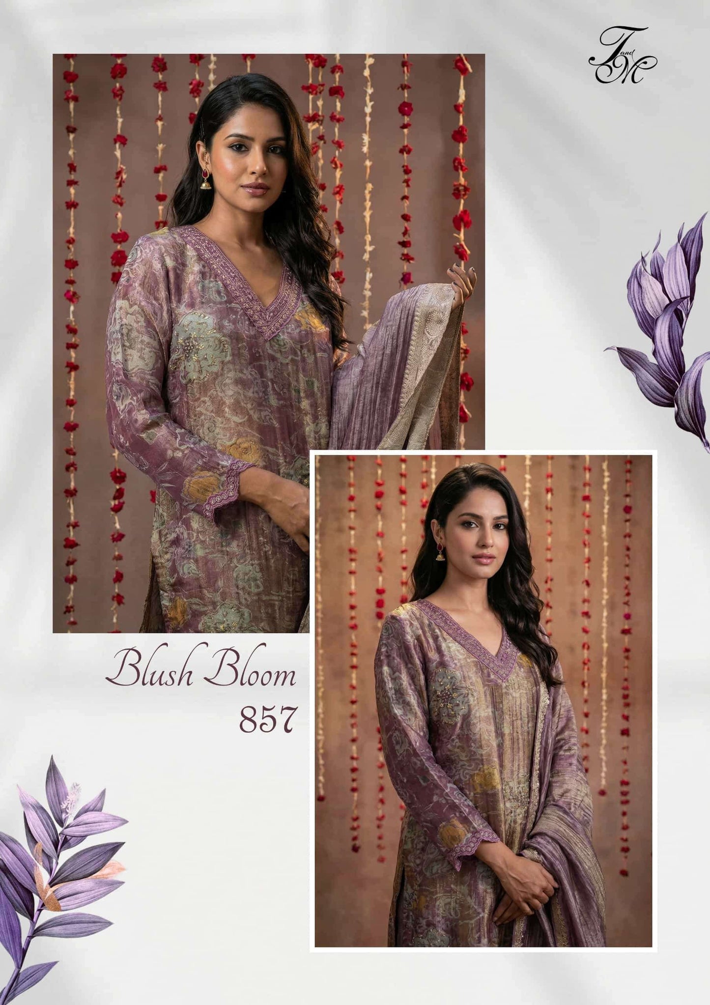 T And M Designer Blush Bloom