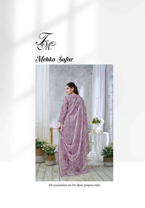T And M Designer Mehka Safar Dress Material Wholesale Catalogue - Amrah Wholesale