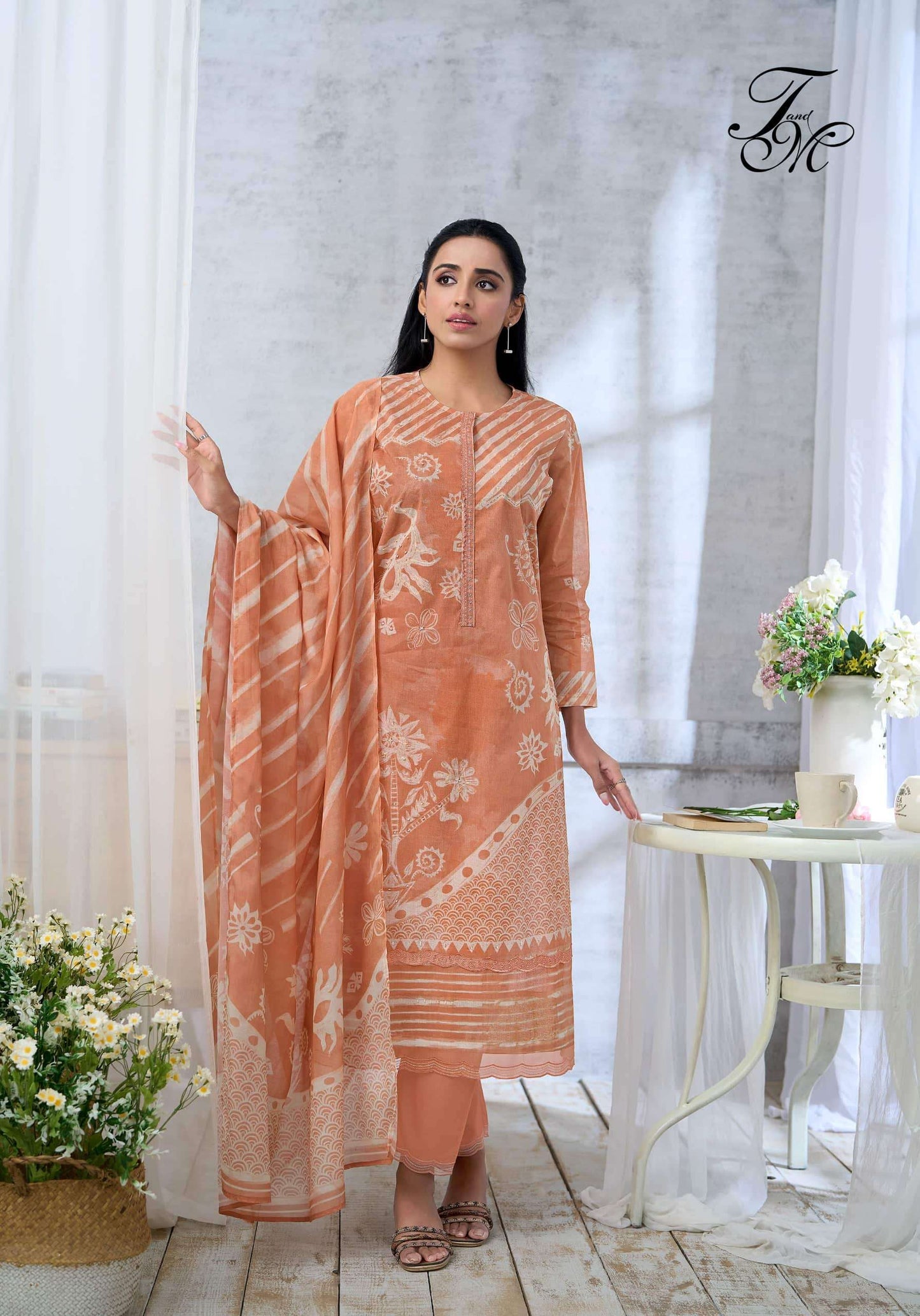 T And M Designer Mehka Safar Dress Material Wholesale Catalogue - Amrah Wholesale