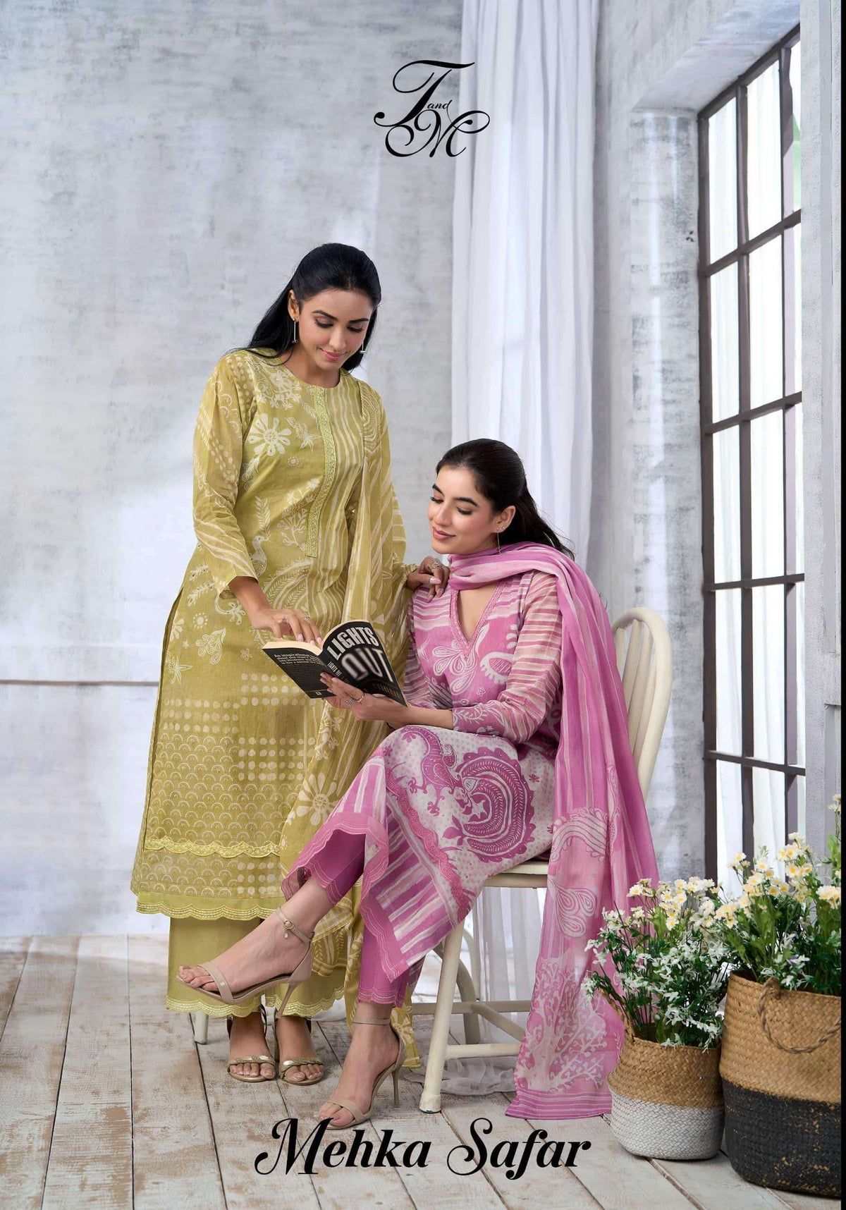 T And M Designer Mehka Safar Dress Material Wholesale Catalogue - Amrah Wholesale