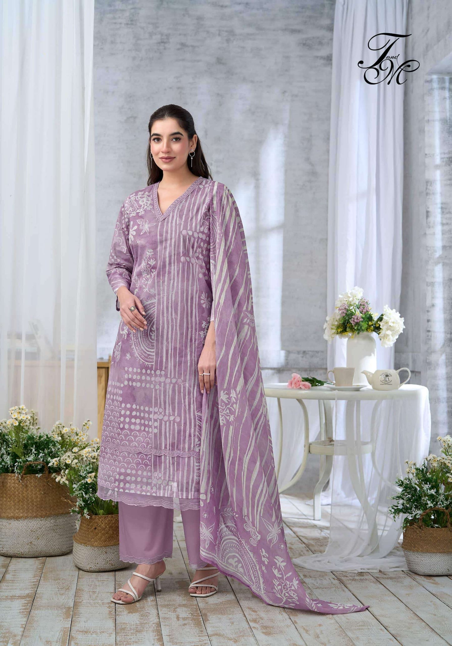 T And M Designer Mehka Safar Dress Material Wholesale Catalogue - Amrah Wholesale