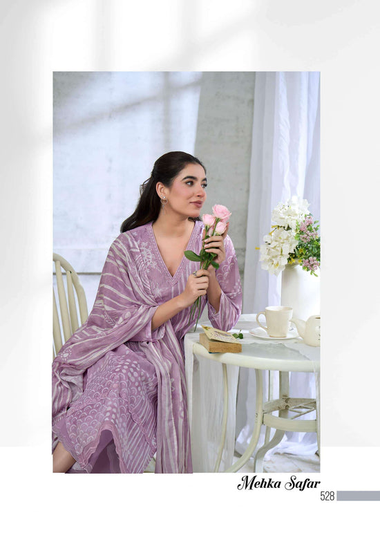 T And M Designer Mehka Safar Dress Material Wholesale Catalogue - Amrah Wholesale